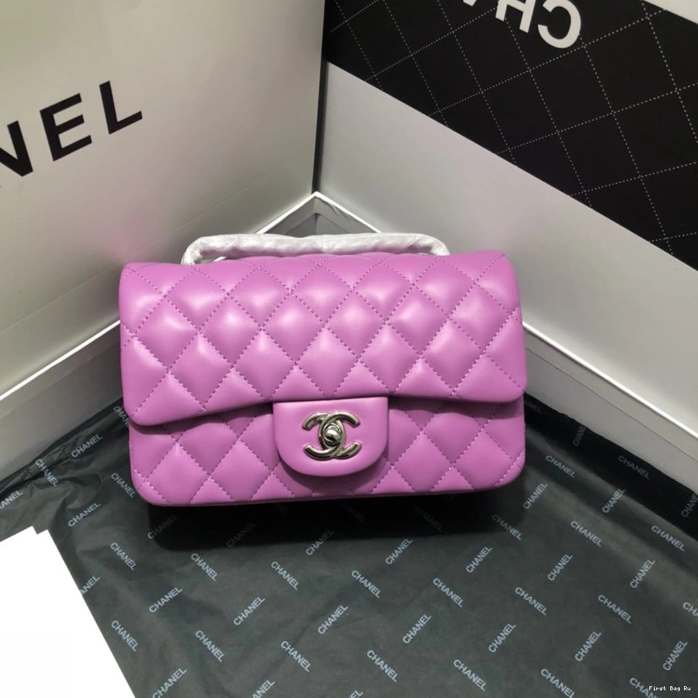 First Bag Ru CHANEL FLAP BAG LAMBSKIN 0804